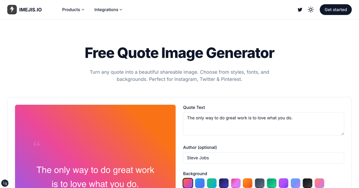 Free Quote Image Maker